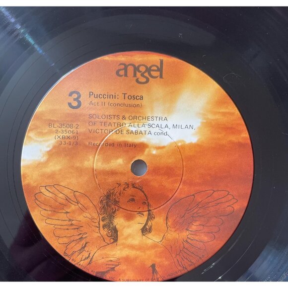 Vintage 1953 Maria Callas TOSCA Vinyl 2 LP Box Set - Picture 9 of 9